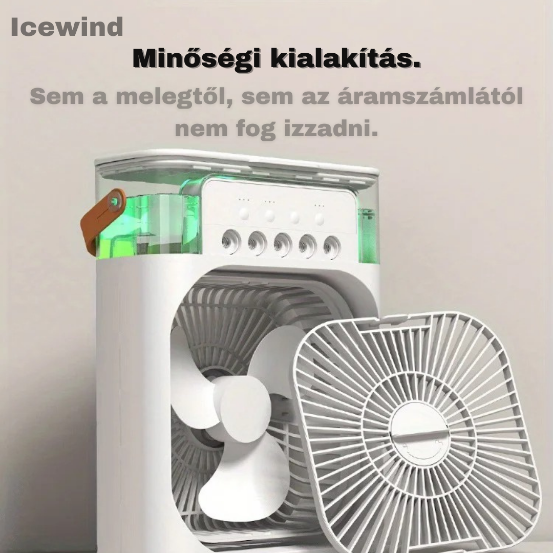IceWind - Hordozható Hűsítő Ventillátor